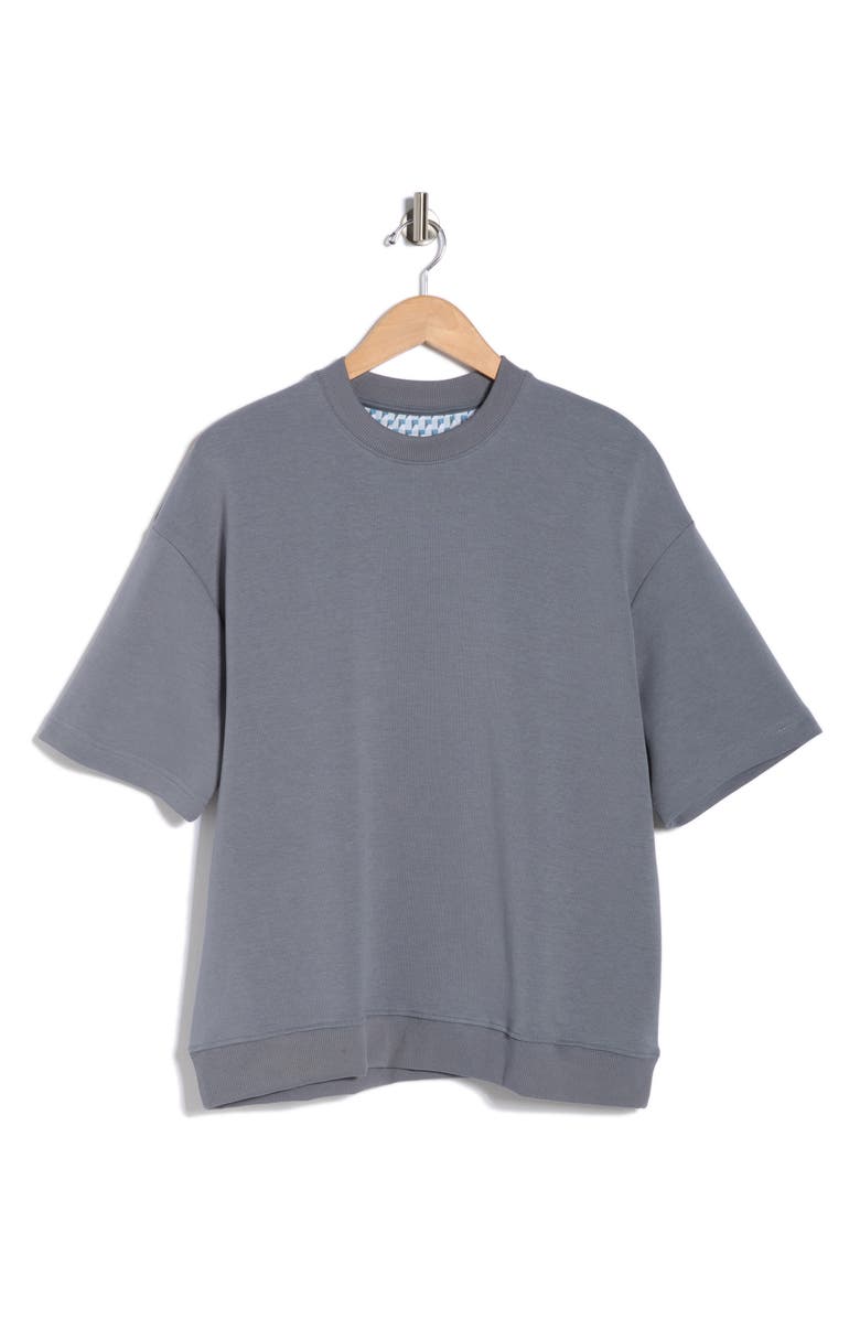 DENIM AND FLOWER Crewneck T-Shirt, Alternate, color, Mid Blue