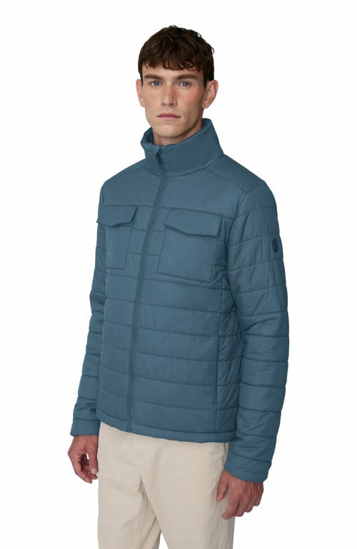 Quartz Co. Neal 2.0 Quilted Jacket In Ice Blue