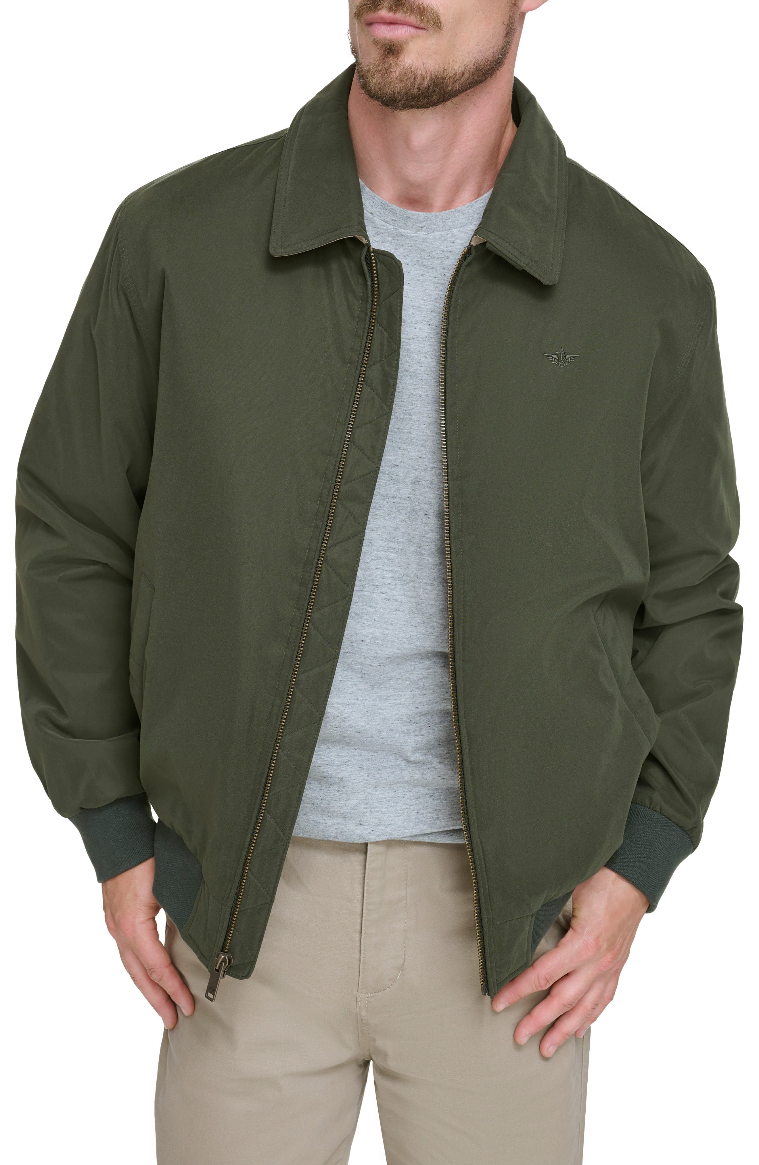 Dockers® Microtwill Bomber Jacket