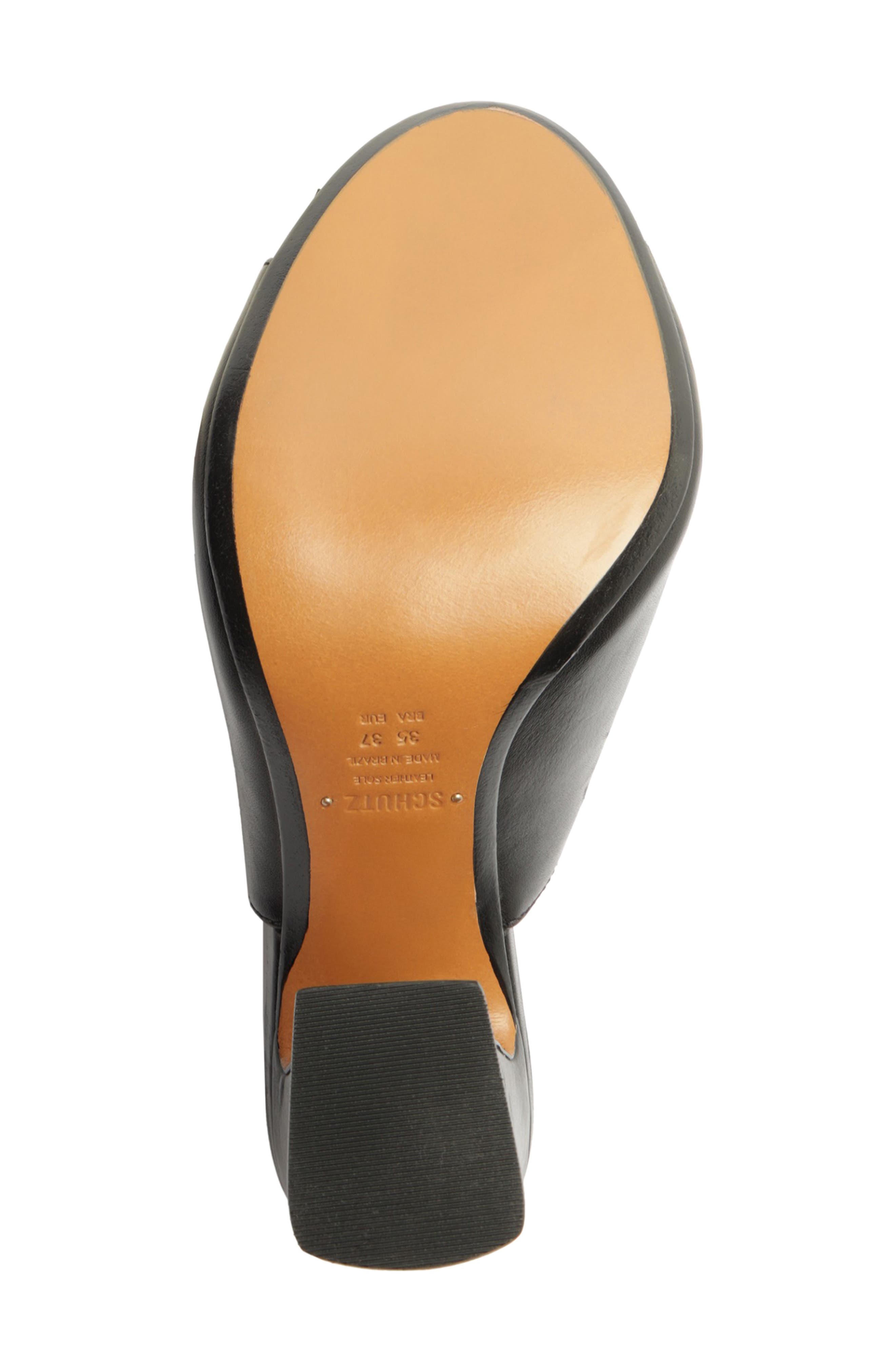 Schutz Esme Slide Sandal, Alternate, color, Black