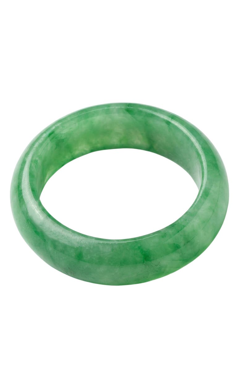seree zZ Imperial green jade ring, Main, color, Bright Green