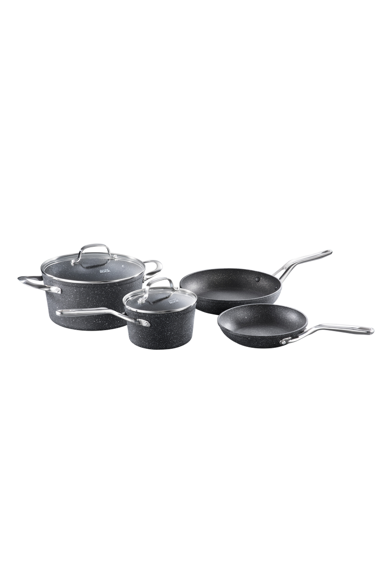 IRONROC™ 6-Piece Cookware Set, Main, color, BLACK