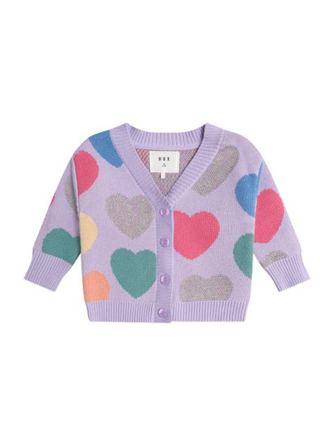 Loveheart Knit Cardi (Toddler, Little Kid, Big Kid)