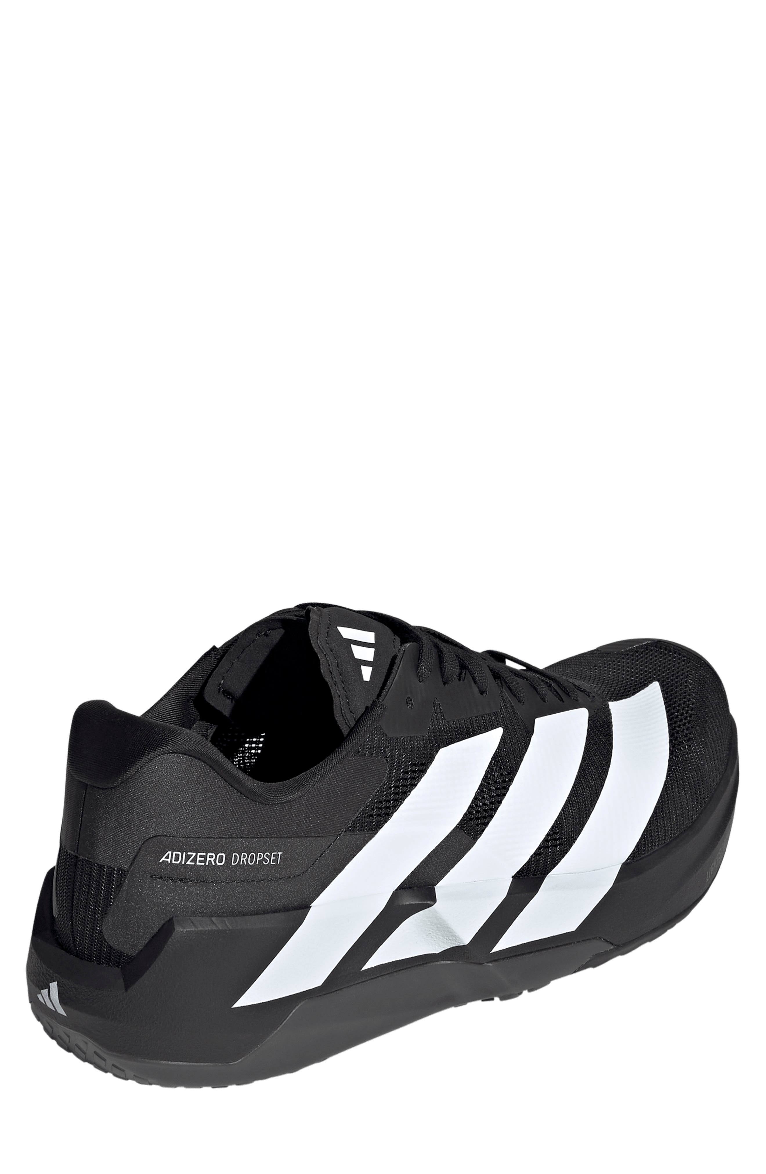 adidas Adizero Dropset Pro Training Shoe, Alternate, color, Core Black/ White/ Black