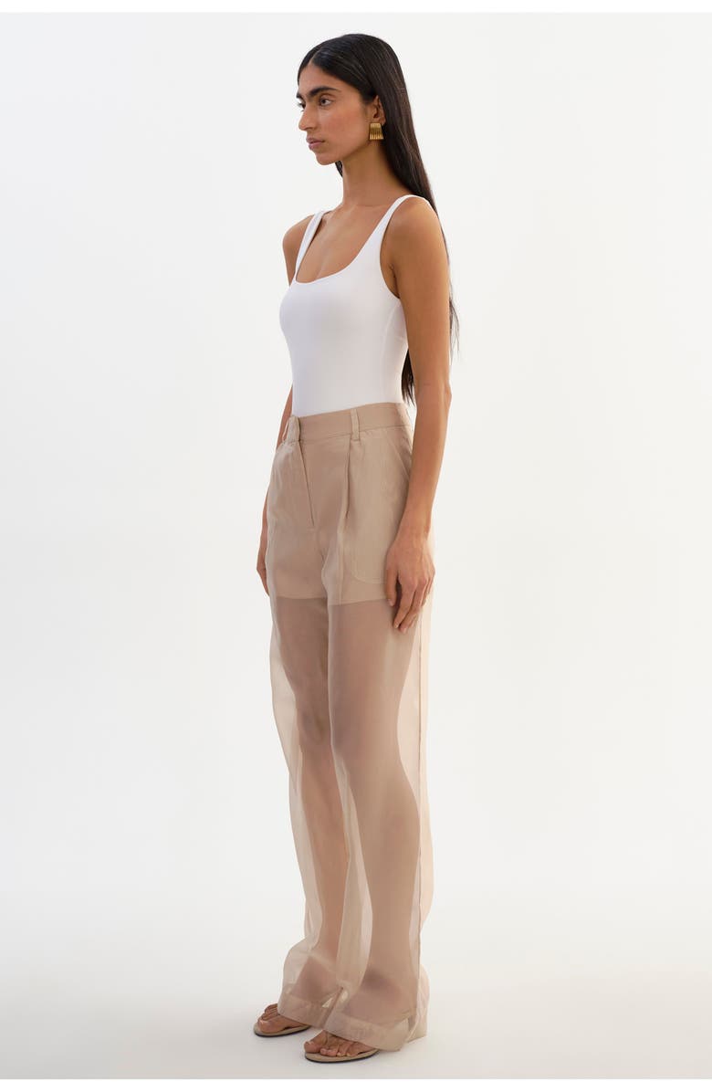 LAMARQUE Aloma | Sheer Pants, Alternate, color, Beige