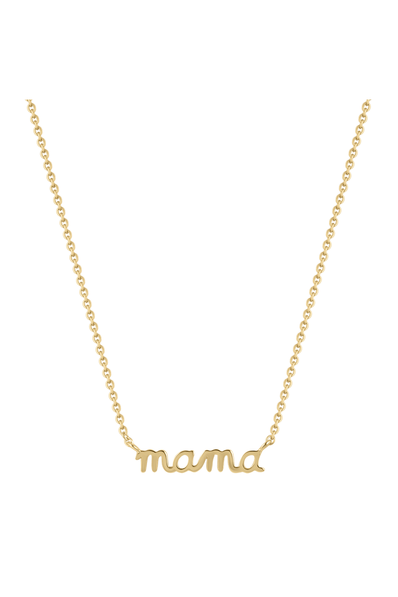 1st Love "Mama" Necklace, Main, color, Yellow Gold