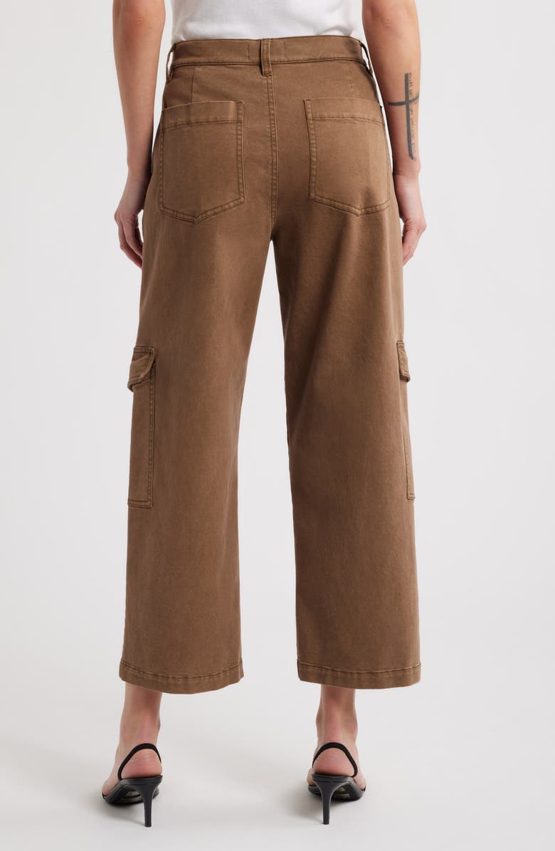 FRAME The Station Crop Cargo Pants, Alternate, color, Walnut