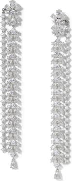 Nadri Starlet Extra Long Linear Drop Earrings