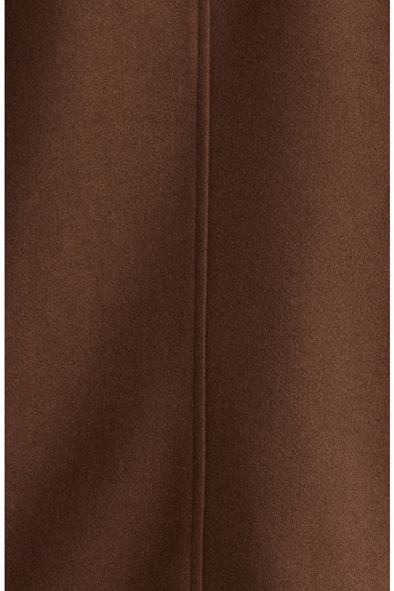 Fringe Shawl Collar Coat, Alternate, color, CHOCOLATE