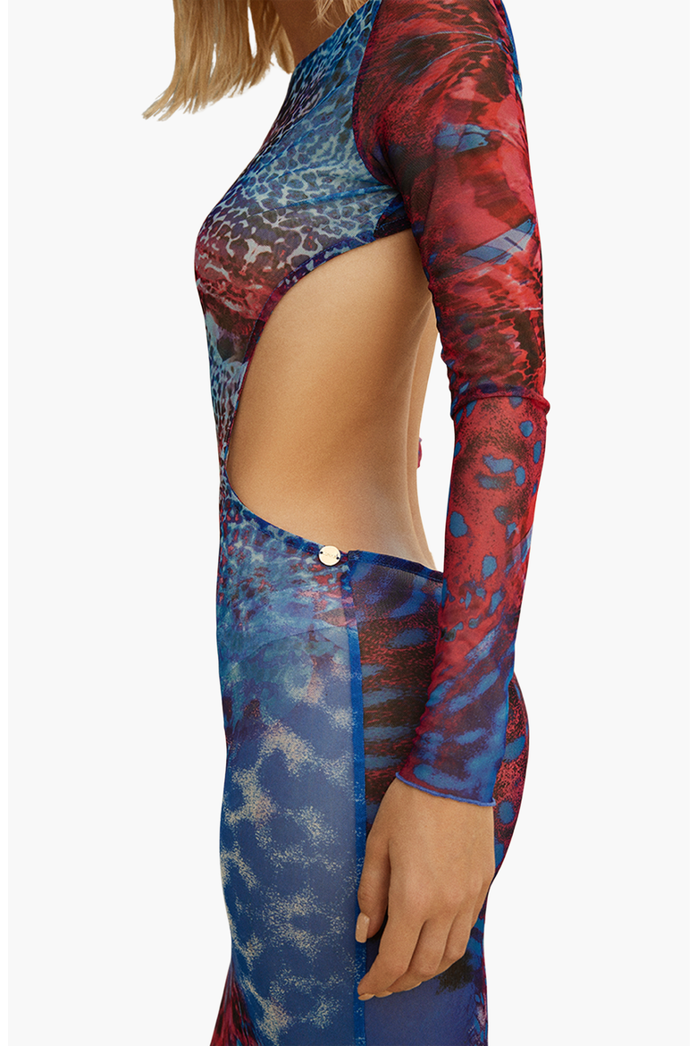 BIA Dress, Alternate, color, Blue Pattern