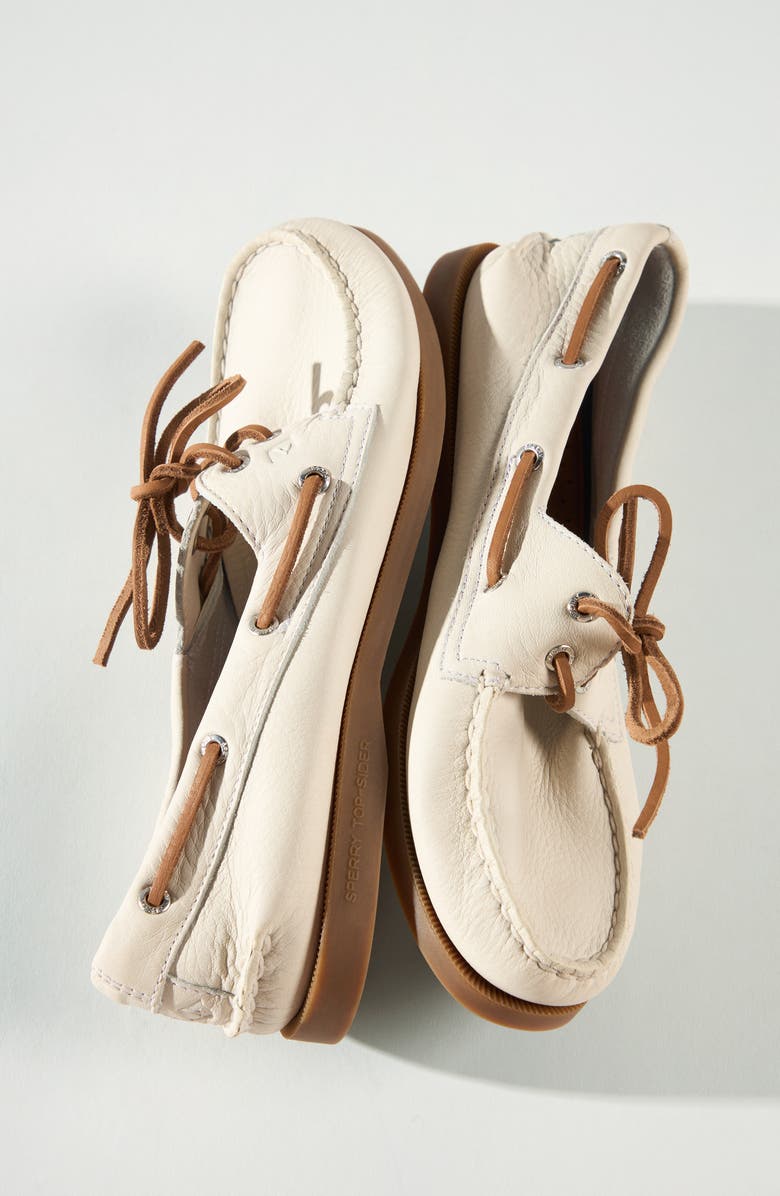 Sperry 'Authentic Original' Boat Shoe, Alternate, color, White