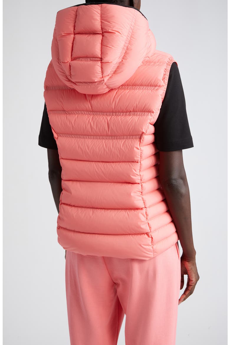 Aliterse Down Hooded Vest, Alternate, color, DESERT ROSE