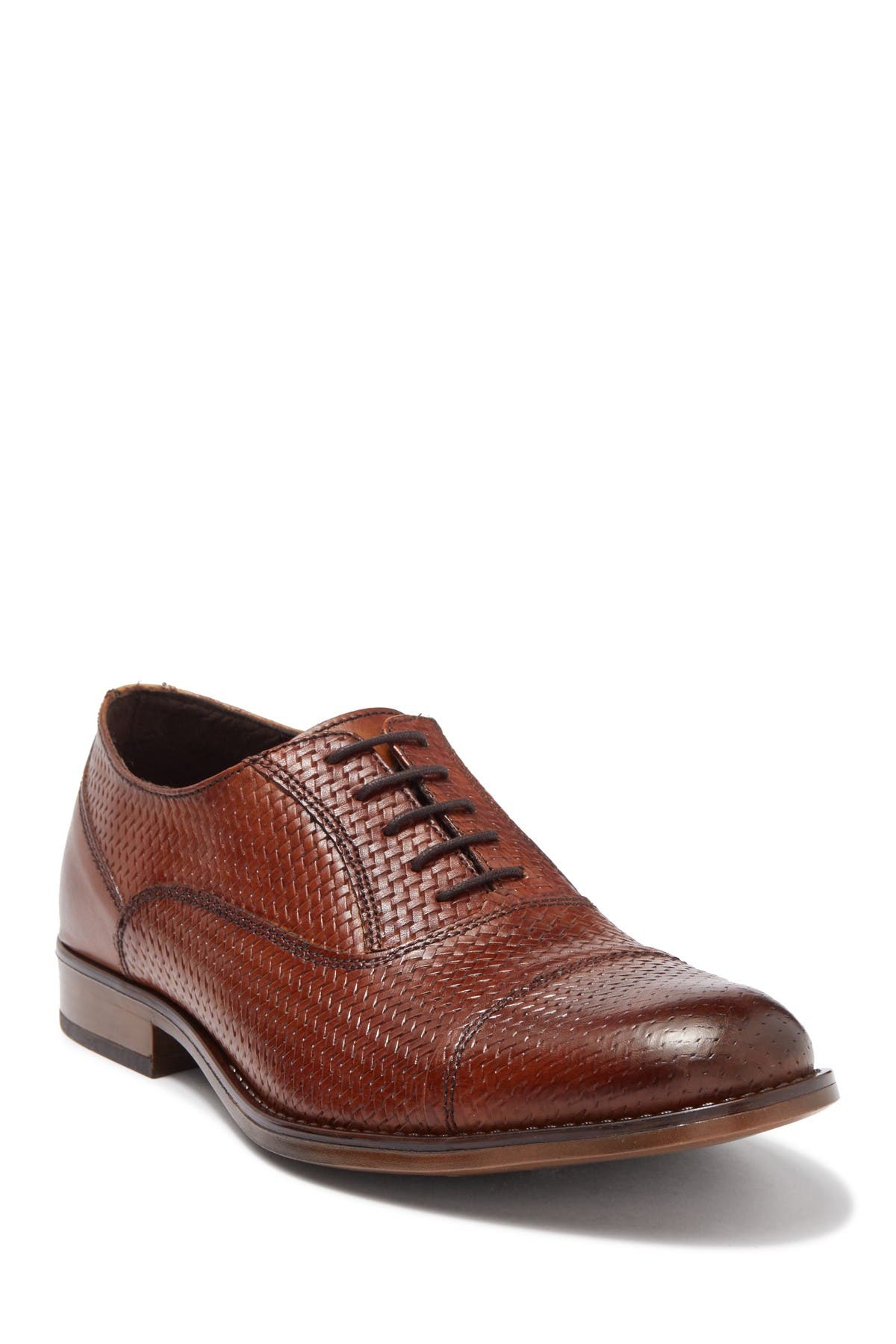 Steve Madden Nilly Embossed Leather Cap Toe Oxford, Main, color, 