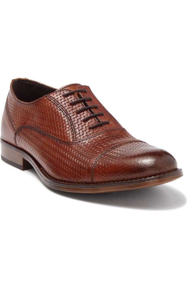 Steve Madden Nilly Embossed Leather Cap Toe Oxford, Main, color,