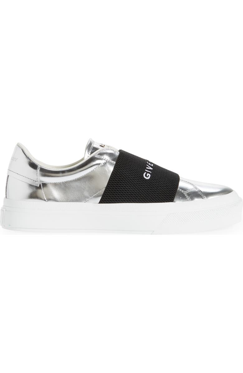 Givenchy City Court Metallic Slip-On Sneaker, Alternate, color,