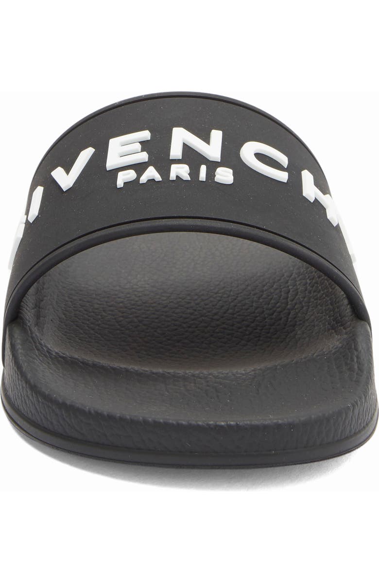 Givenchy Logo Slide Sandal, Alternate, color, Black