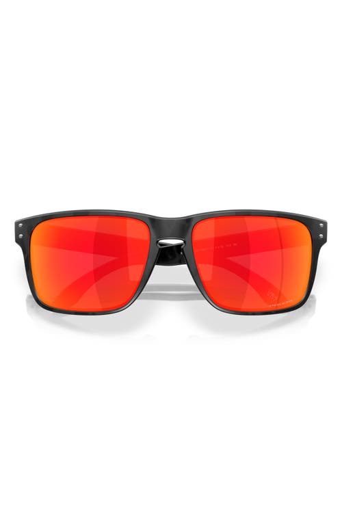 Oakley Prizm™ Grey Everyday 61mm Rectangular Sunglasses In Black