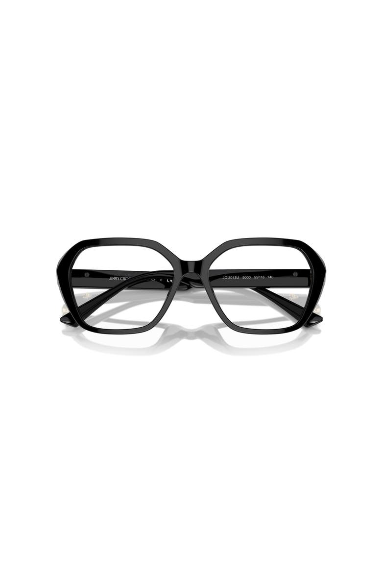 53mm Butterfly optical glasses, Alternate, color, Black