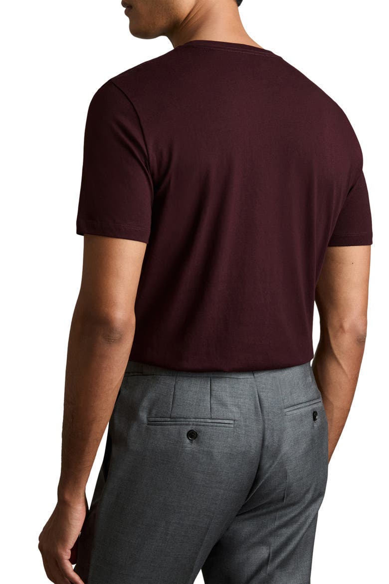 Bless Tailored Fit Cotton T-Shirt, Alternate, color, BORDEAUX