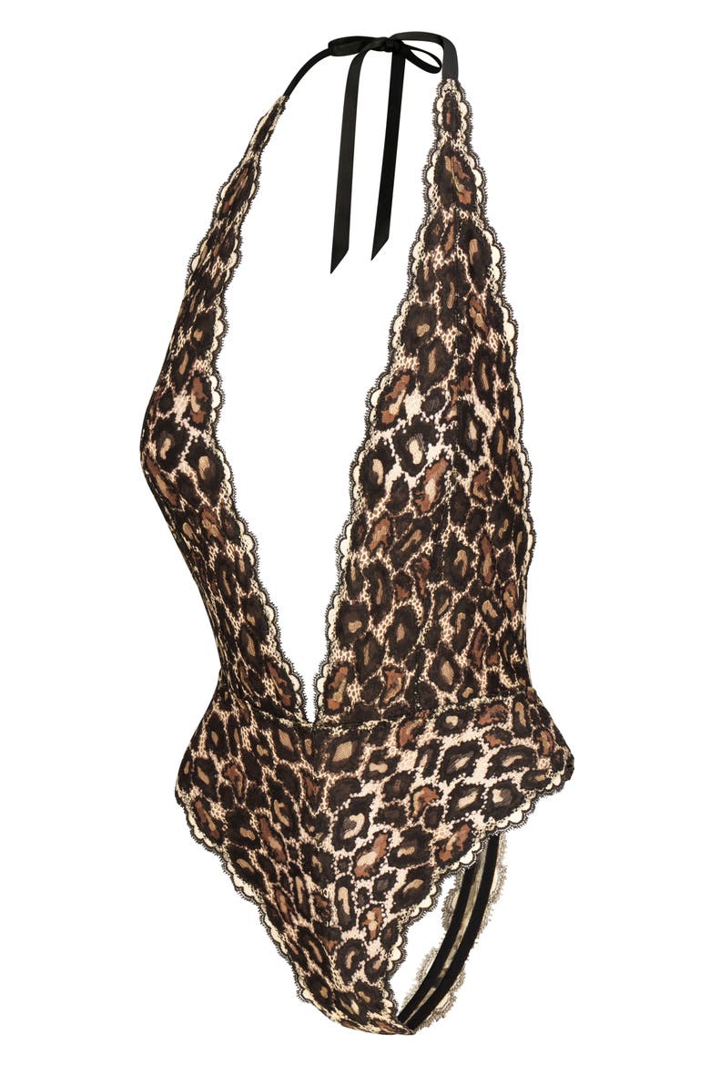 On the Prowl Teddy, Alternate, color, BEIGE BRULEE/DARK CHOCOLATE BR