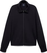 MANGO Regular Fit Zip-Up Sweatshirt