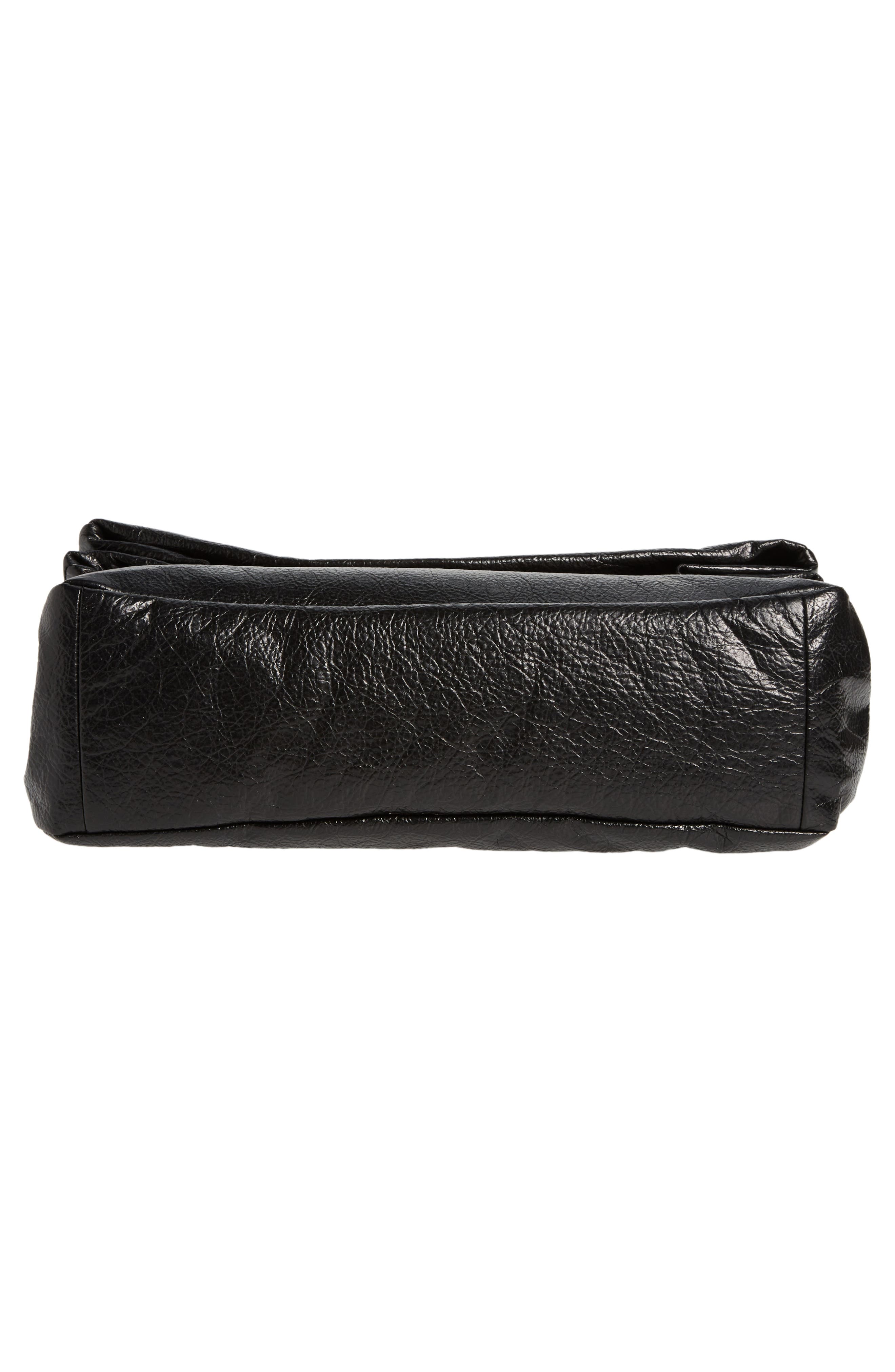 Balenciaga Monaco BB Logo Leather Clutch, Alternate, color, 