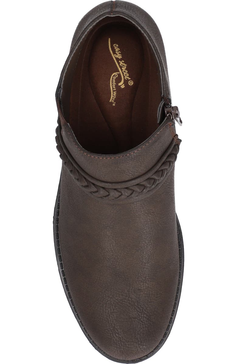 EASY STREET Jalia Braided Bootie, Alternate, color, Smoke/ Gore