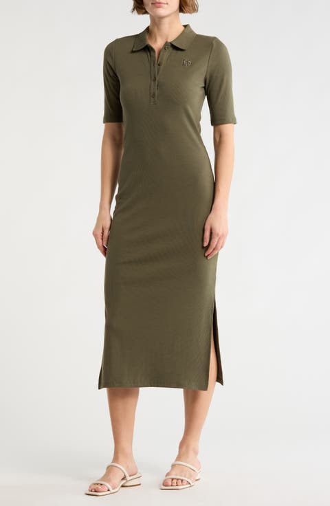 Short Sleeve Polo Dress