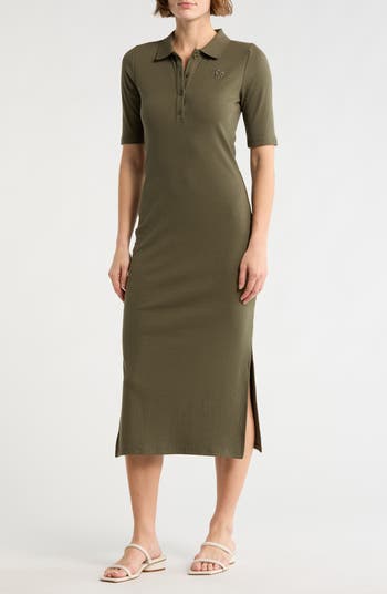 DKNY Jeans Short Sleeve Polo Dress | Nordstromrack