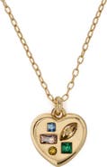 Kate Spade New York self-love club pendant necklace