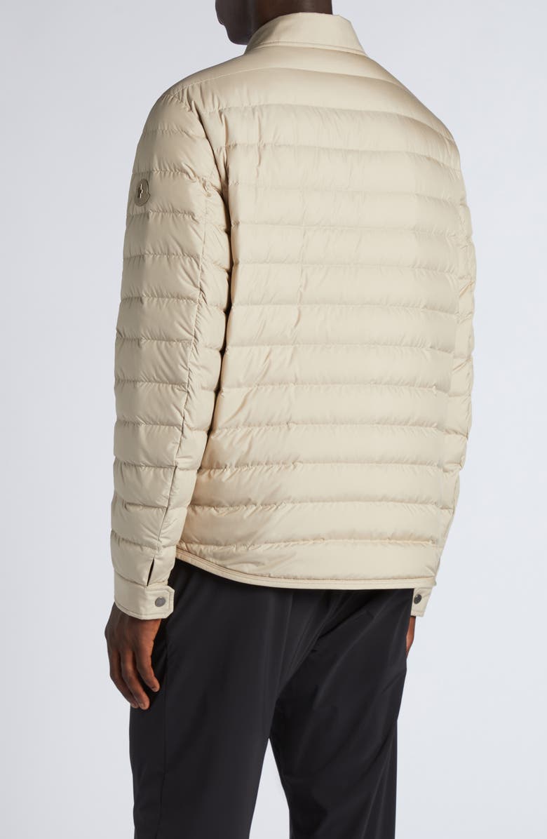 Moncler Bourdon Down Shirt Jacket, Alternate, color, 
