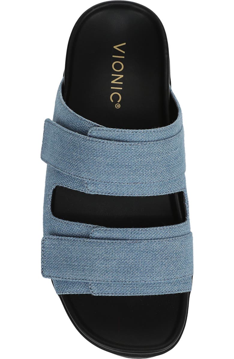 Vionic Riviera Platform Sandal, Alternate, color, Medium Denim