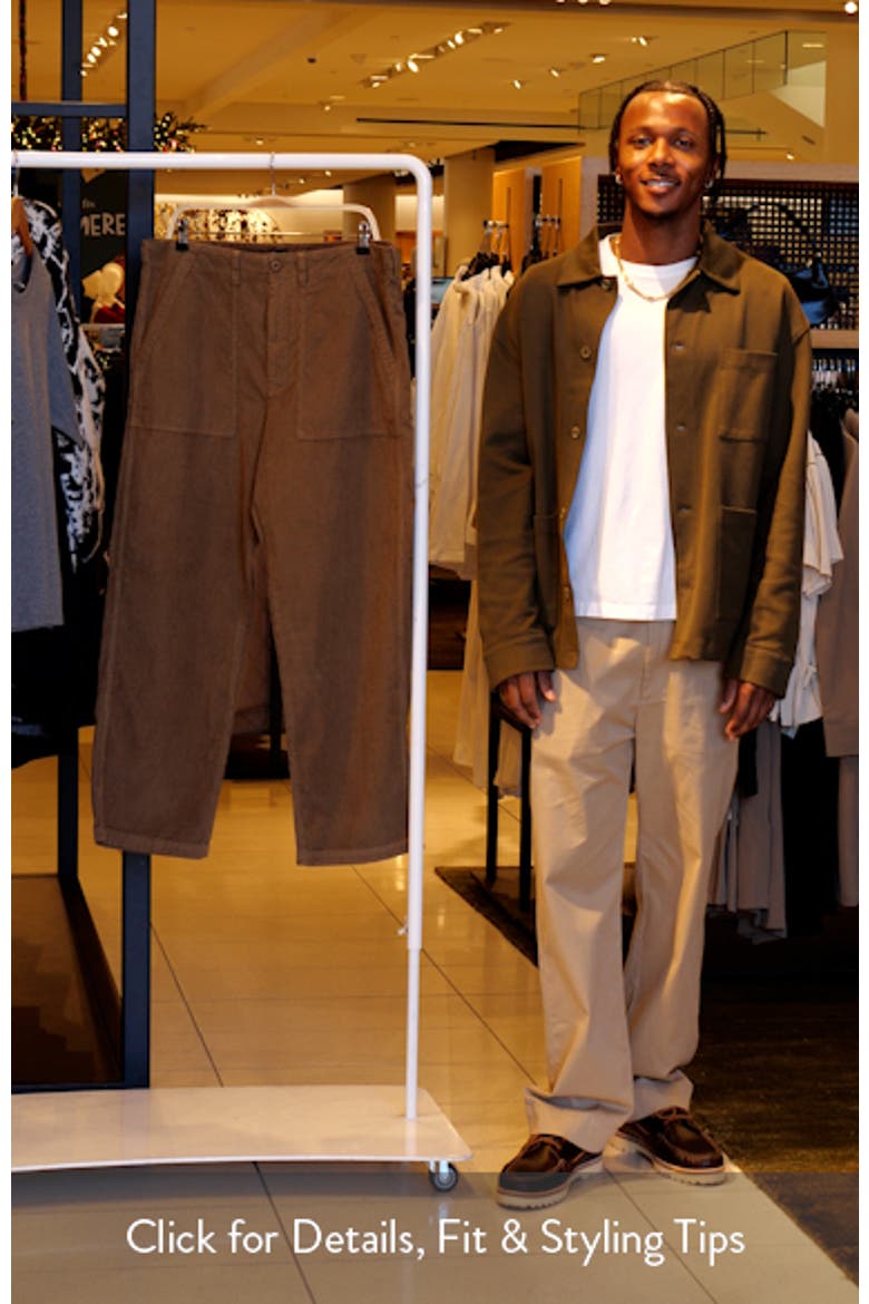 Corduroy Fatigue Pants video