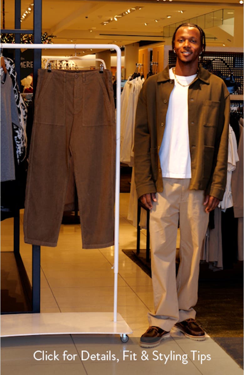 Corduroy Fatigue Pants, sales video thumbnail