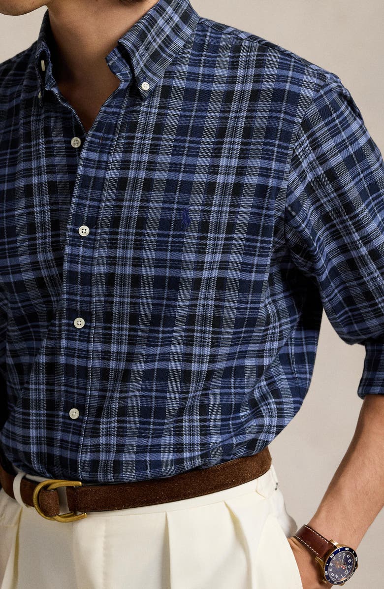 Polo Ralph Lauren Brushed Twill Button-Down Shirt, Alternate, color, 