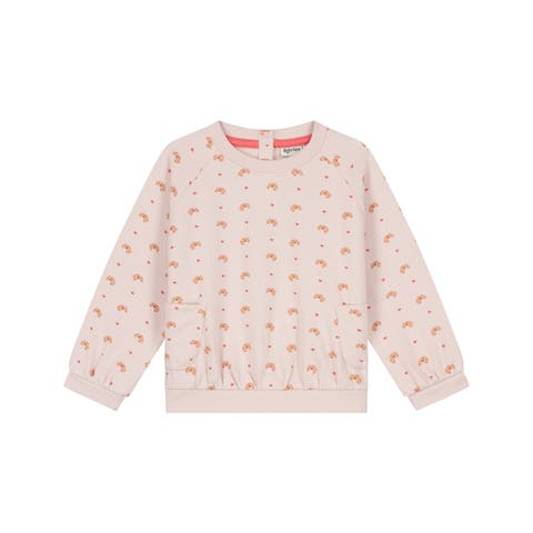 Croissant Print Raglan Sweatshirt (baby)