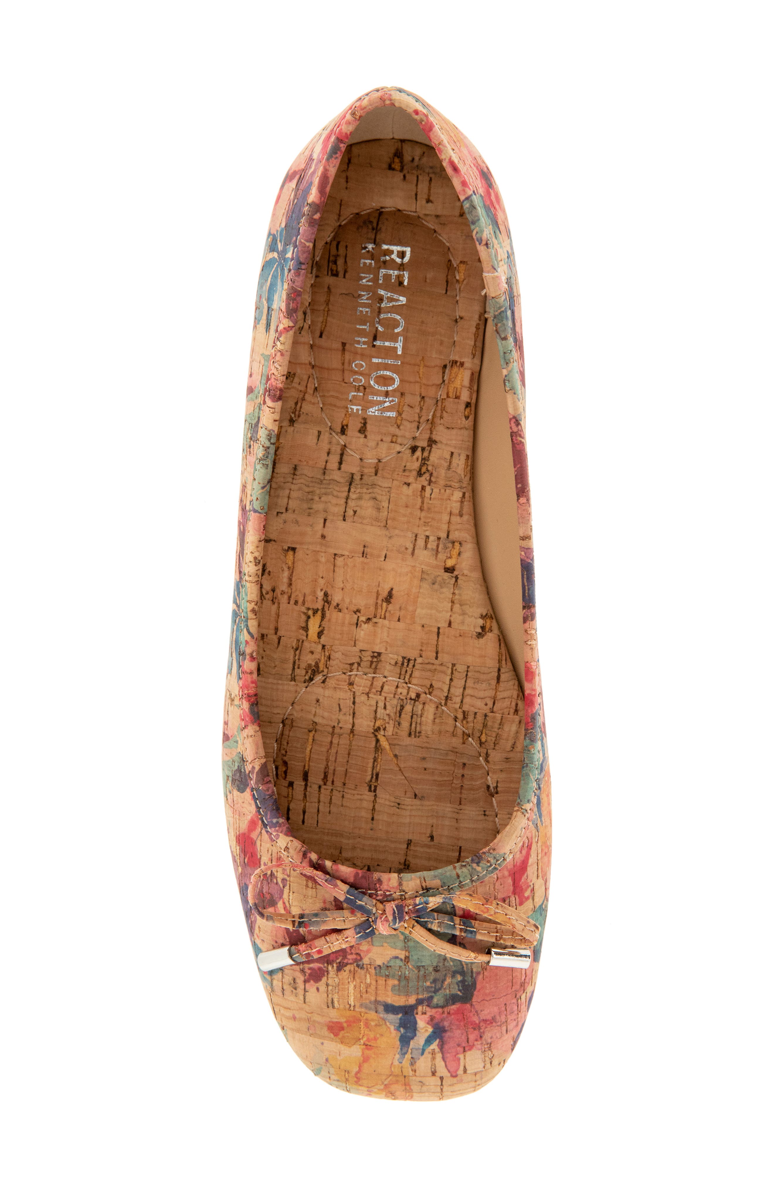 Elstree Ballet Flat, Alternate, color, PANSY FLORAL CORK