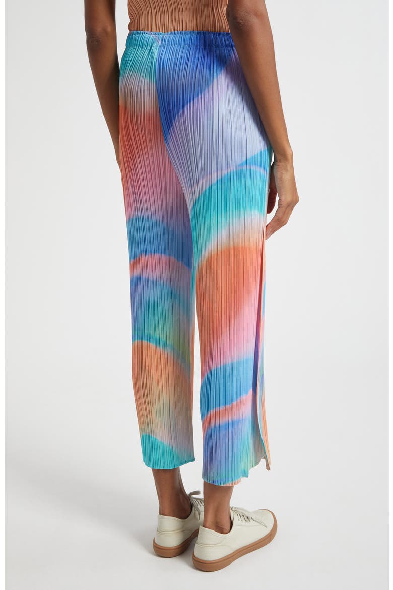 Groove Pleated Ankle Pants, Alternate, color, BLUE