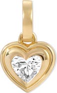 Adina Reyter 14K Gold Groovy Lab Grown Diamond Heart Pendant