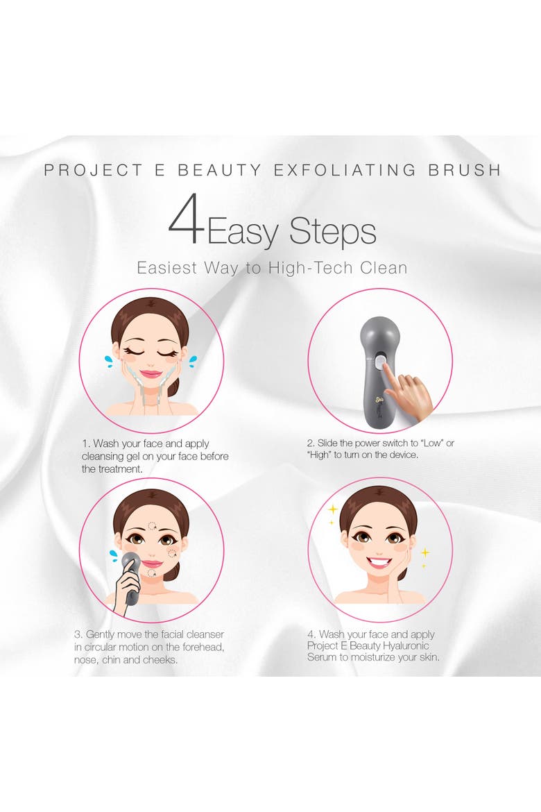 Bora Electric Facial Cleanser Set, Alternate, color, White