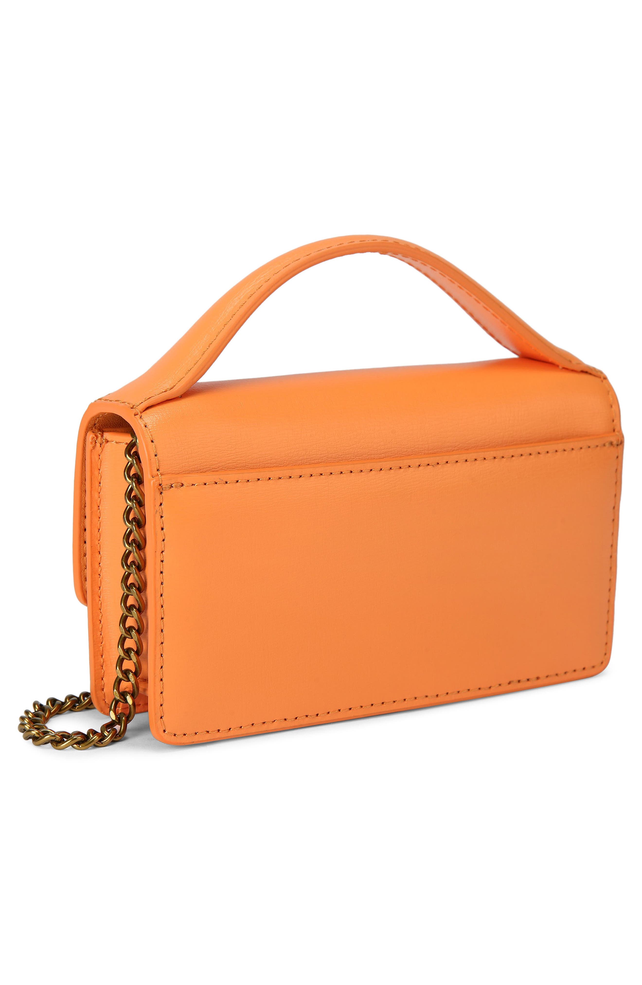 Kurt Geiger London Extra Small Bond Leather Top Handle Bag, Alternate, color, 