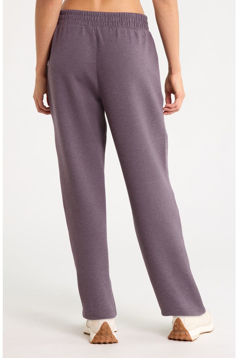 Brushed AirEssentials® Slim Straight Leg Pants, Alternate, color, ORCHID ASH HEATHER