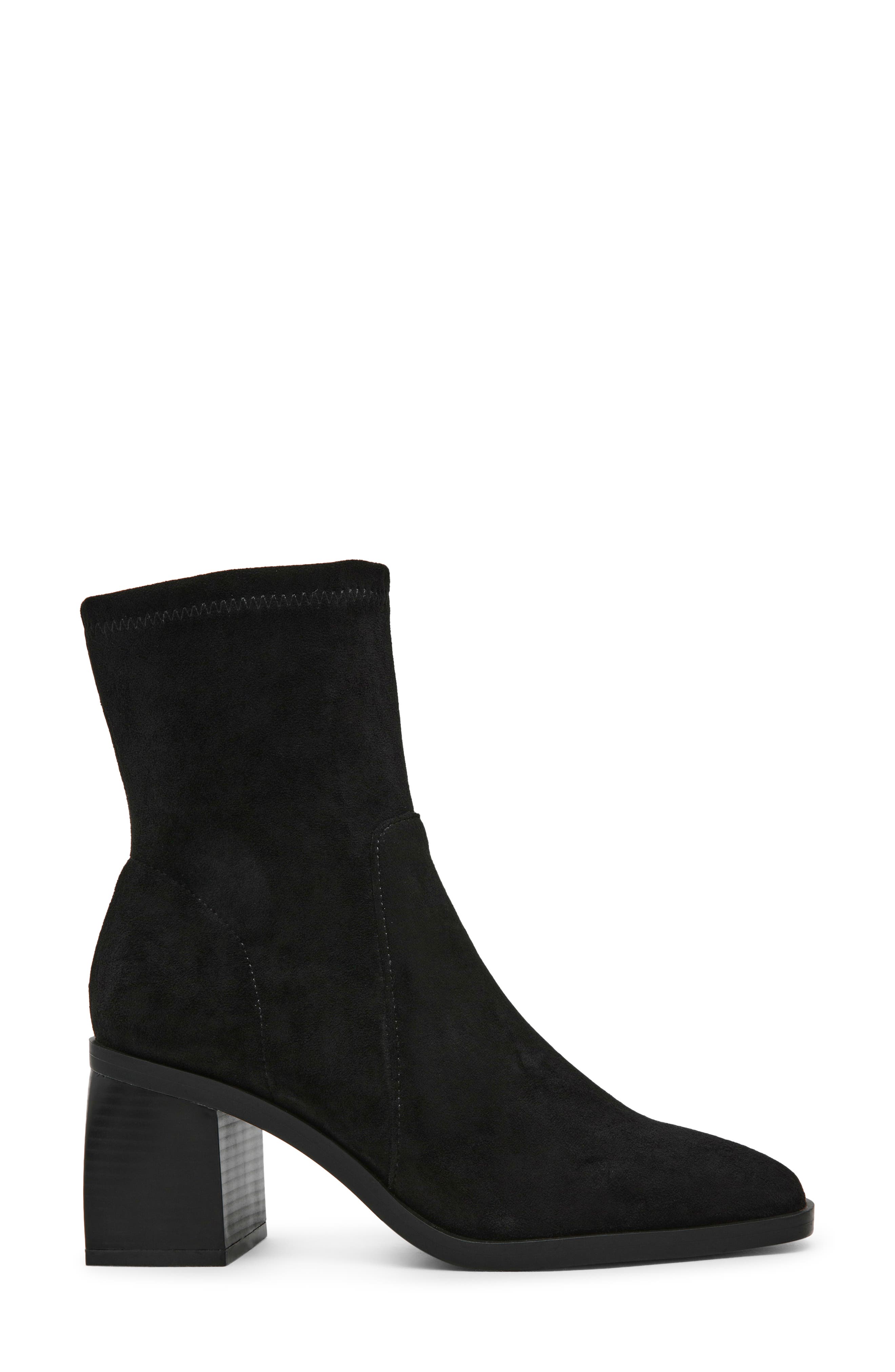 Anne Klein Astrid Boot, Alternate, color, Black Microsuede