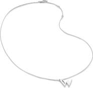 Monica Vinader Initial Pendant Necklace