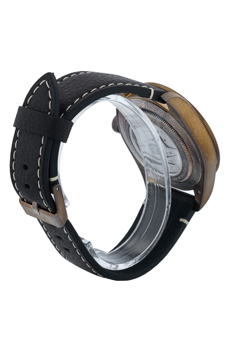 Watchfinder & Co. Tudor Preowned Black Bay 58 Leather Strap Watch, 39mm, Alternate, color,