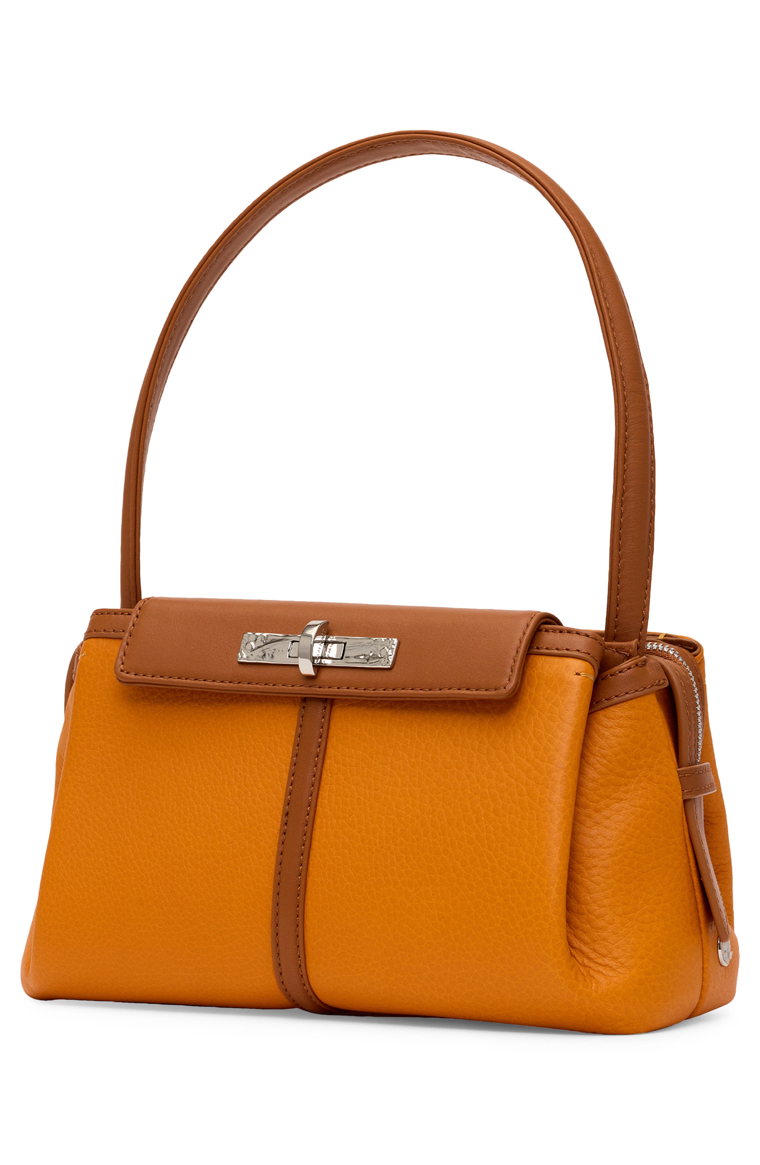 HAMMITT Medium Baguette Bag, Alternate, color, Tailored Tangerine/ Silver