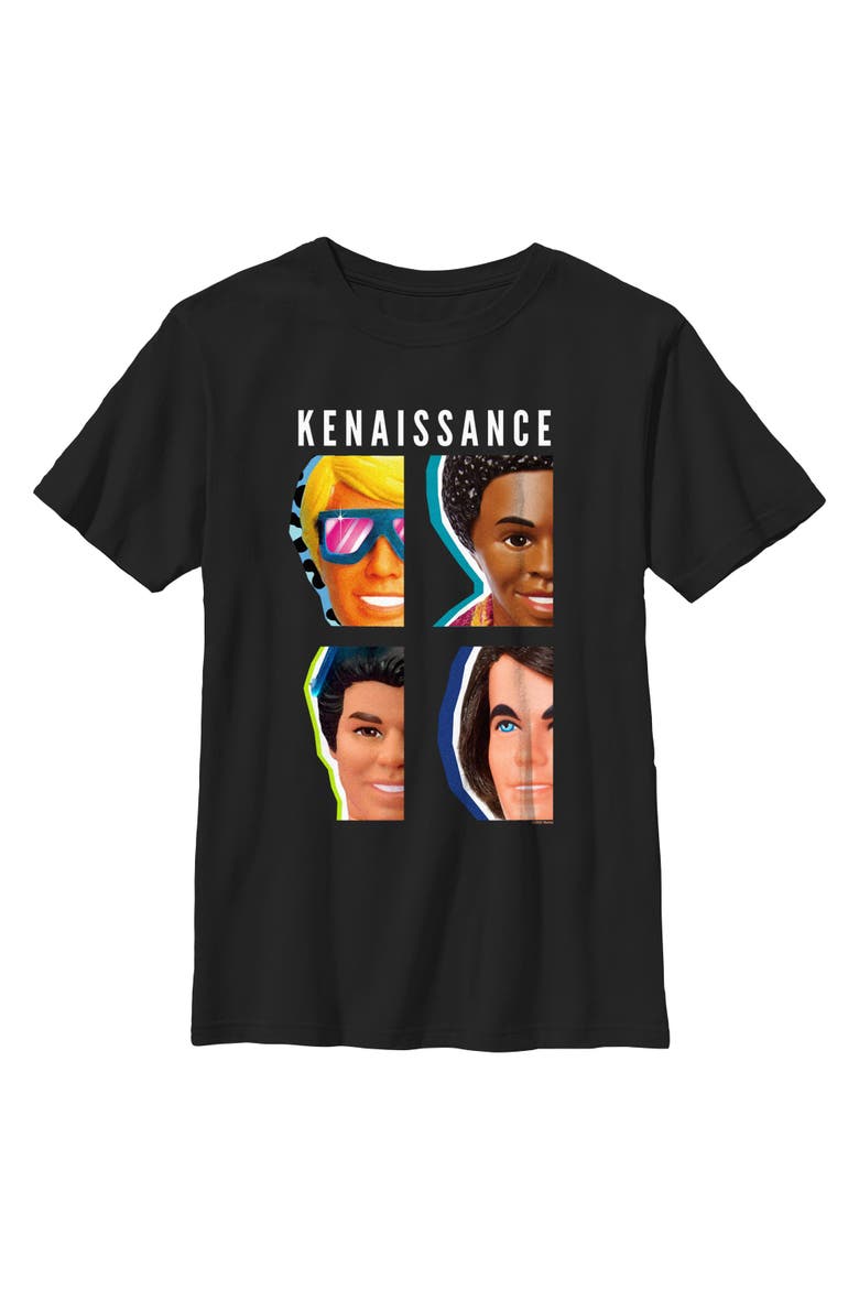 Boys' Kenaissance Portraits T-Shirt, Main, color, Black