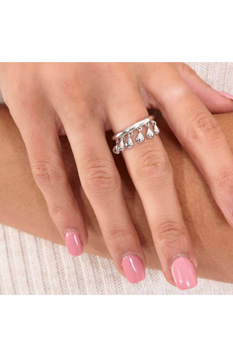 Lucy Quartermaine Tear Drop Ring, Alternate, color, Sterling Silver