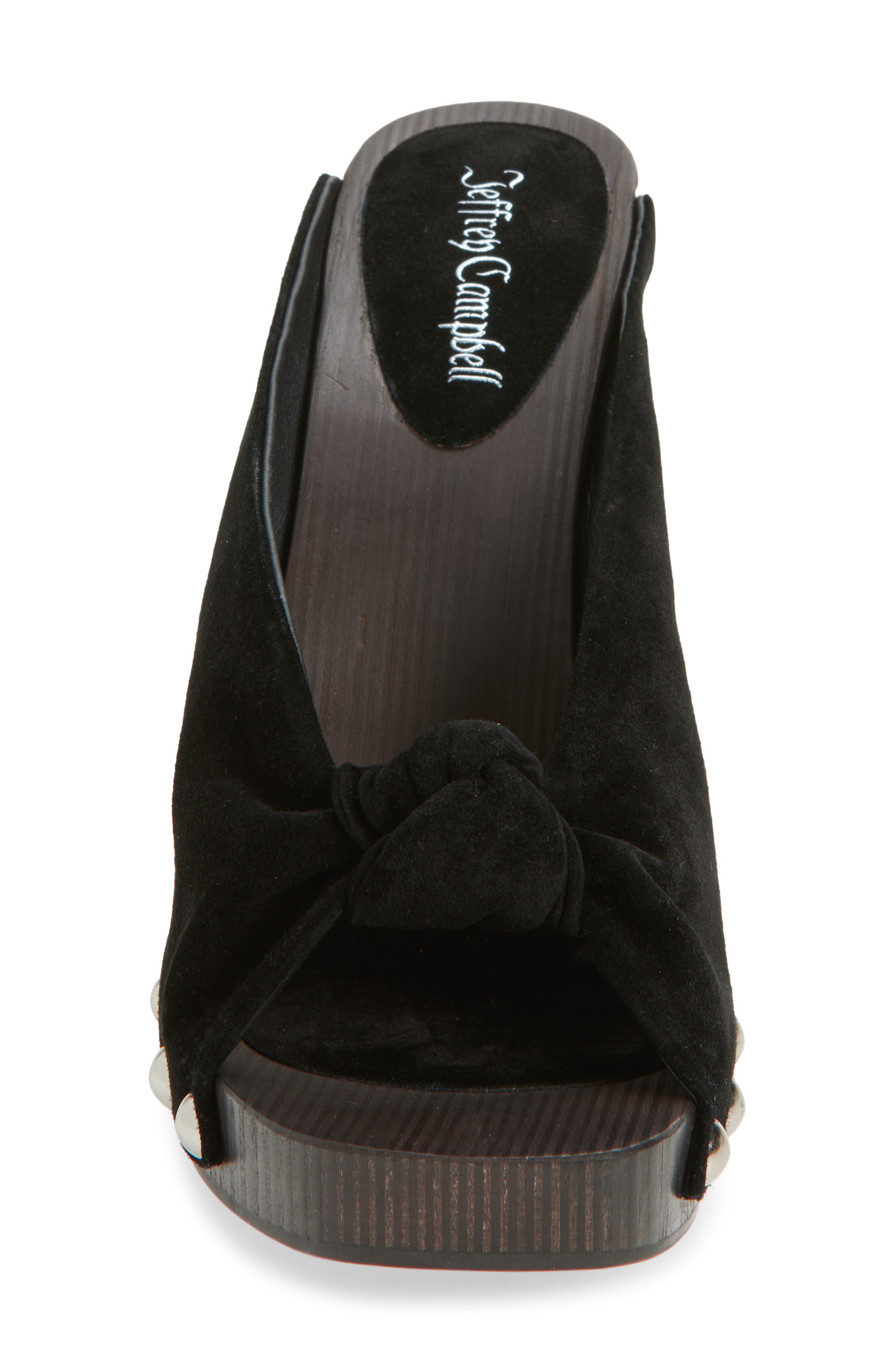 Jeffrey Campbell Belleza Sandal, Alternate, color, Black Suede