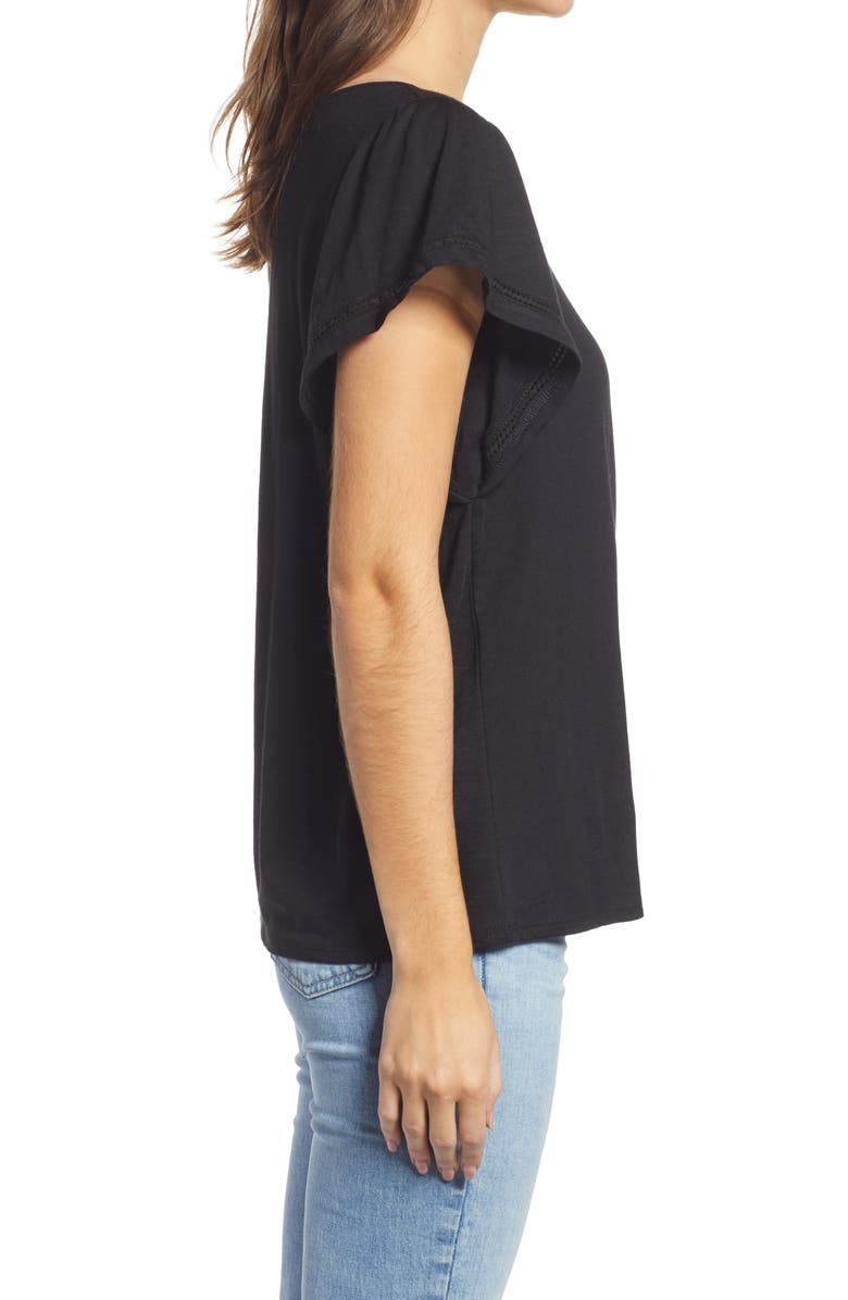 GIBSONLOOK Flutter Sleeve Top, Alternate, color, 
